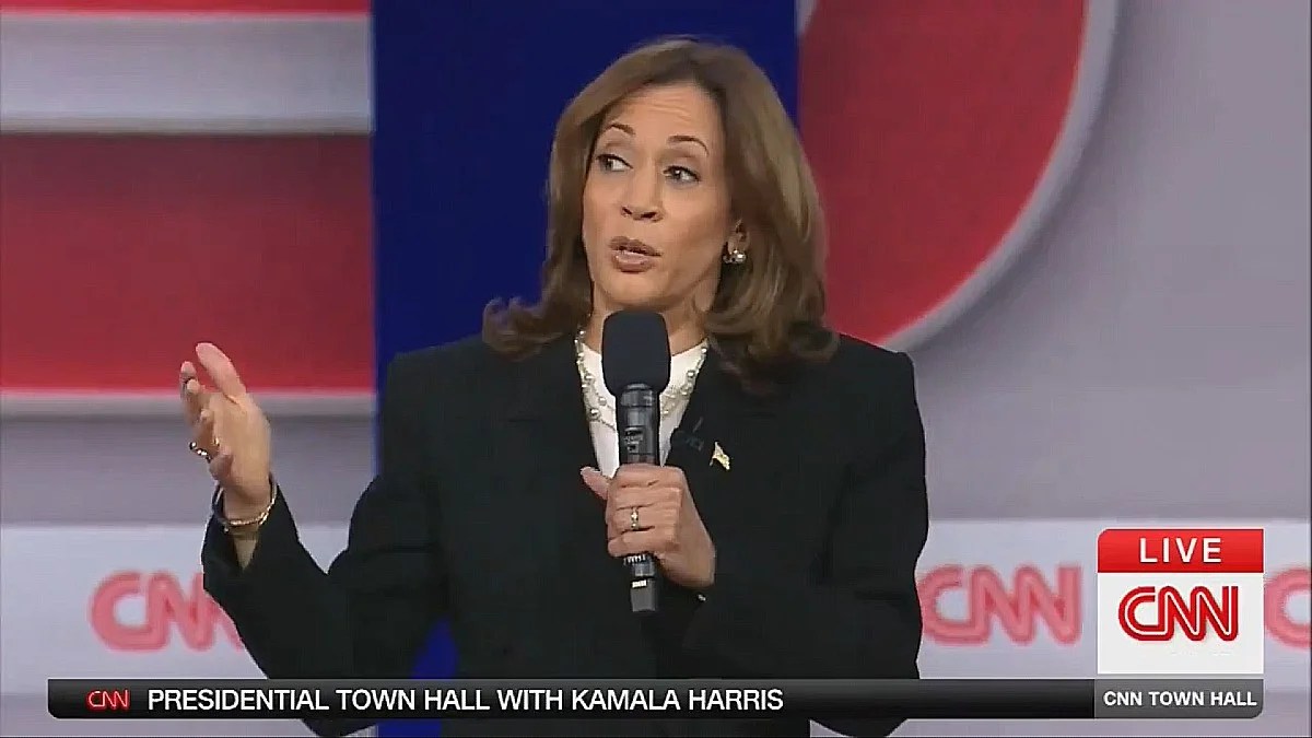 Kamala Harris at CNN Town Hall Agrees Donald Trump Is a Fascist