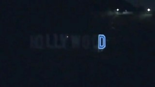 LA Celebrates the Dodgers World Series Win by Turning the Hollywood Sign’s D Blue | Video