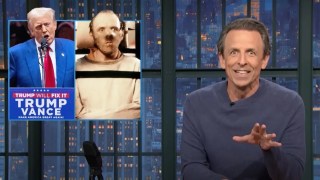 Seth Meyers Stunned by Trump Actually Trying to Disavow Tony Hinchcliffe: ‘Won’t Even Distance Himself From Hannibal Lecter’ | Video